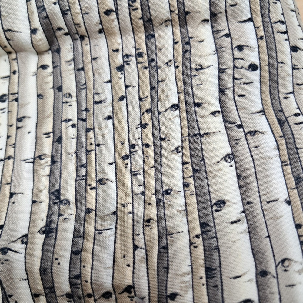 Birch Tree Fabric By The Yard 18 Inches x 42 Inches Crafting Sewing Nature Print